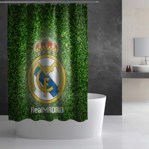 Штора 3D для ванной Real Madrid - фото 3
