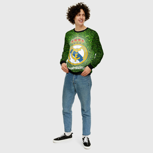 Мужской свитшот 3D Real Madrid, цвет черный - фото 5