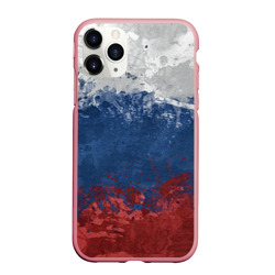 Чехол для iPhone 11 Pro Max матовый Флаг России