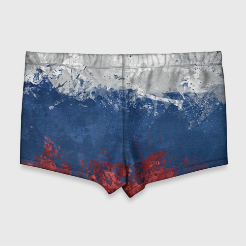 Мужские купальные плавки 3D Флаг России, цвет 3D печать - фото 2