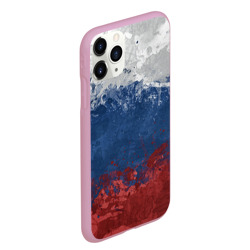 Чехол для iPhone 11 Pro Max матовый Флаг России - фото 2