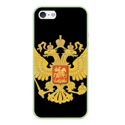 Чехол для iPhone 5/5S матовый Герб России