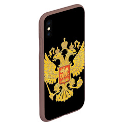 Чехол для iPhone XS Max матовый Герб России - фото 2