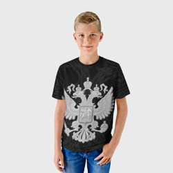 Детская футболка 3D Герб России - фото 2