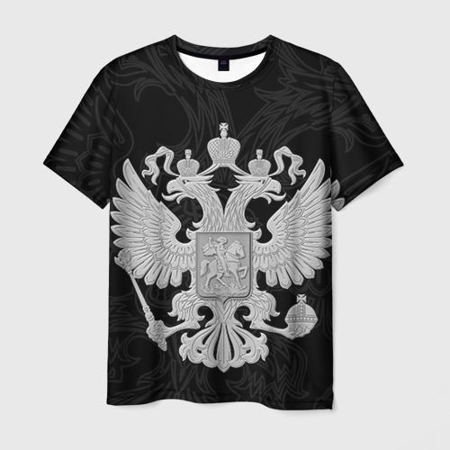 Мужская футболка 3D Герб России