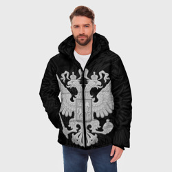 Мужская зимняя куртка 3D Герб России - фото 2