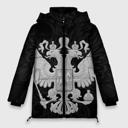 Женская зимняя куртка Oversize Герб России
