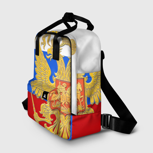 Женский рюкзак 3D Флаг и герб РФ - фото 2