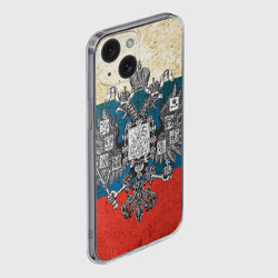 Чехол для iPhone 15 силиконовый с защитой камеры Россия - фото 2