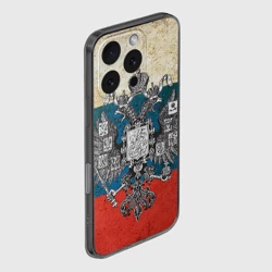 Чехол для iPhone 16 Pro силиконовый с защитой камеры Россия - фото 2