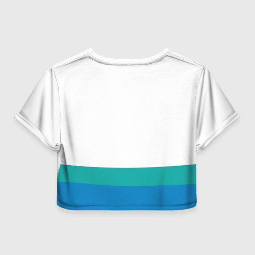 Женская футболка Crop-top 3D Симпсоны, цвет 3D печать - фото 2