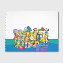 Альбом для рисования Симпсоны
