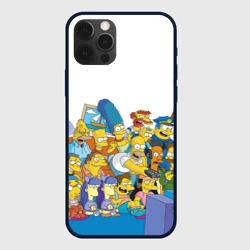 Чехол для iPhone 12 Pro Max Симпсоны
