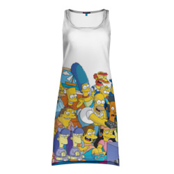 Платье-майка 3D Симпсоны