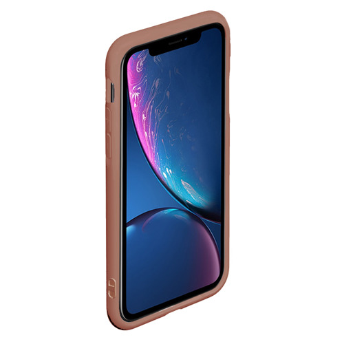 Чехол для iPhone XS Max матовый Симпсоны, цвет коричневый - фото 2