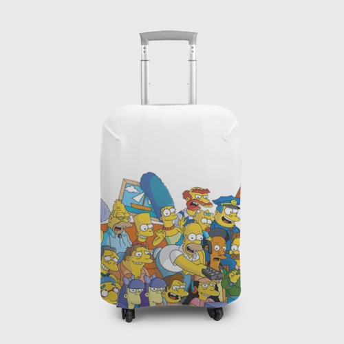 Чехол для чемодана 3D Симпсоны