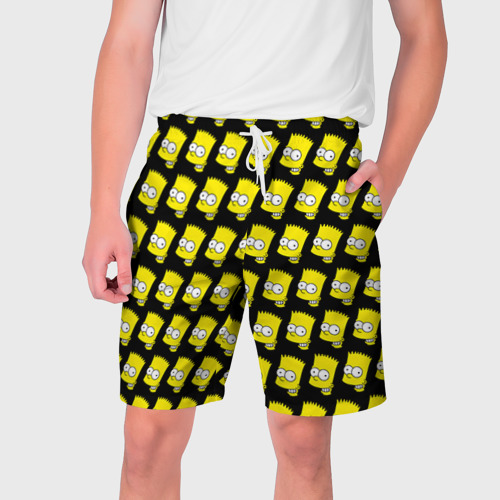Мужские шорты 3D Барт Симпсон, цвет 3D печать