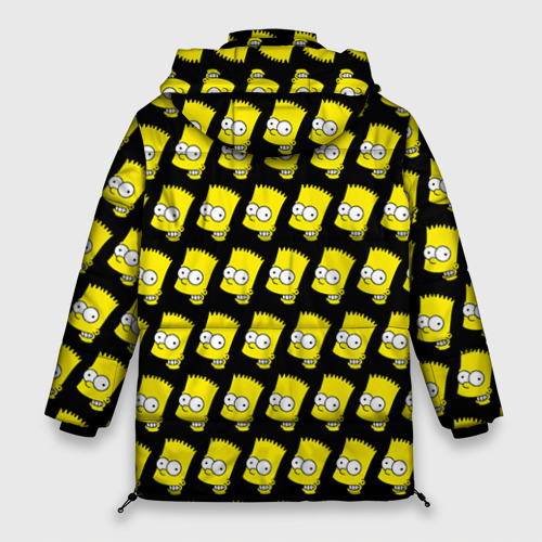 Женская зимняя куртка Oversize Барт Симпсон, цвет светло-серый - фото 2