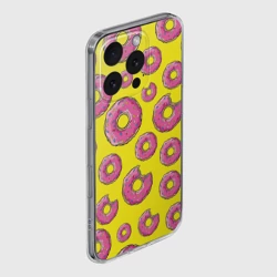 Чехол для iPhone 16 Pro Max силиконовый с защитой камеры Пончики - фото 2