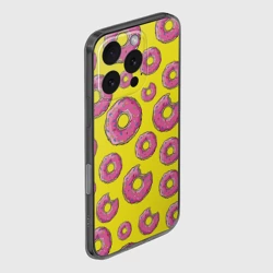 Чехол для iPhone 16 Pro силиконовый с защитой камеры Пончики - фото 2