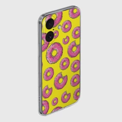 Чехол для iPhone 16 силиконовый с защитой камеры Пончики - фото 2