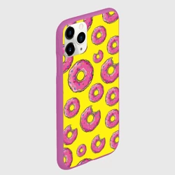 Чехол для iPhone 11 Pro матовый Пончики - фото 2