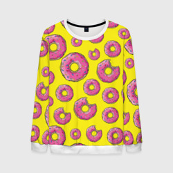 Мужской свитшот 3D Пончики