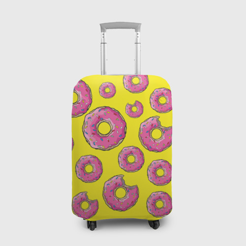 Чехол для чемодана 3D Пончики
