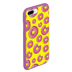 Чехол для iPhone 7Plus/8 Plus матовый Пончики - фото 2