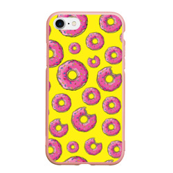 Чехол для iPhone 7/8 матовый Пончики