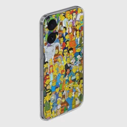 Чехол для iPhone 16 силиконовый с защитой камеры Симпсоны - фото 2