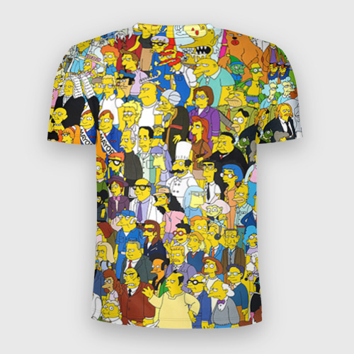 Мужская футболка 3D Slim Симпсоны, цвет 3D печать - фото 2