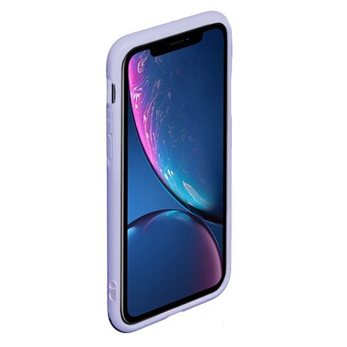 Чехол для iPhone XS Max матовый Симпсоны, цвет светло-сиреневый - фото 2