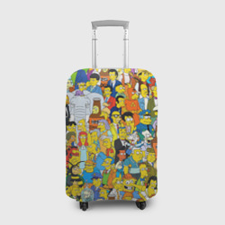 Чехол для чемодана 3D Симпсоны