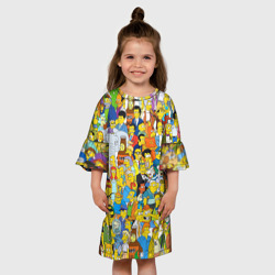 Детское платье 3D Симпсоны - фото 2
