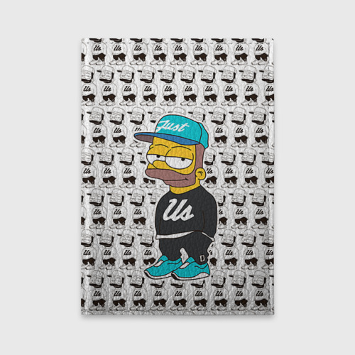 Обложка для автодокументов Барт Симпсон, цвет черный