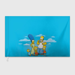 Флаг 3D Симпсоны