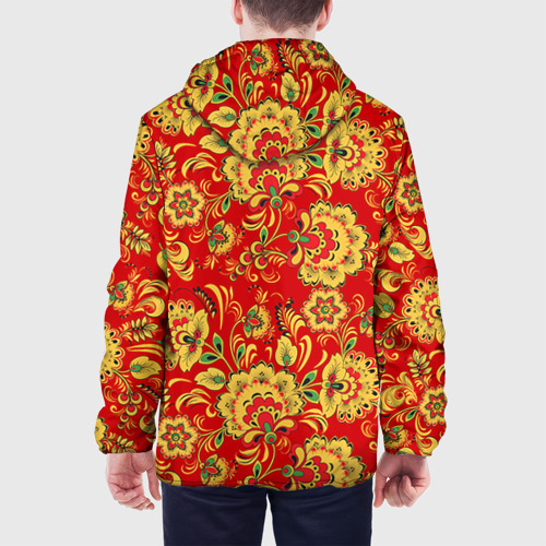 Мужская куртка 3D Хохлома, цвет 3D печать - фото 5