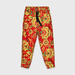 Детские брюки 3D Хохлома