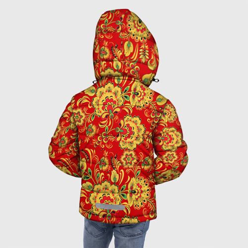 Зимняя куртка для мальчиков 3D Хохлома - фото 4