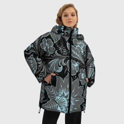 Женская зимняя куртка Oversize Узор - фото 2