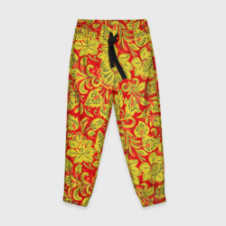 Детские брюки 3D Хохлома
