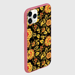 Чехол для iPhone 11 Pro матовый Хохлома - фото 2