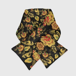 Шарф-пуховик 3D Хохлома