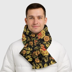 Шарф-пуховик 3D Хохлома - фото 2