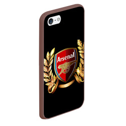 Чехол для iPhone 5/5S матовый Arsenal - фото 2