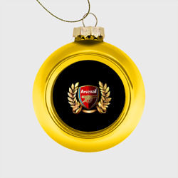 Стеклянный ёлочный шар Arsenal