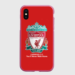 Чехол для iPhone XS Max матовый Liverpool