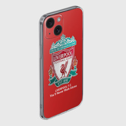 Чехол для iPhone 15 силиконовый с защитой камеры Liverpool - фото 2