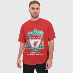 Мужская футболка oversize 3D Liverpool - фото 2
